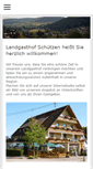 Mobile Screenshot of landgasthof-schuetzen.de