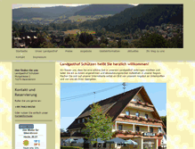 Tablet Screenshot of landgasthof-schuetzen.de